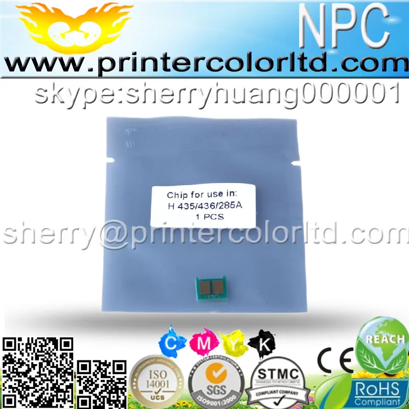 Сброс чипов для Hp Hewlett Packard CB435A CB436A CE278A CE285A CE255A CE505A картридж чип сброса| |