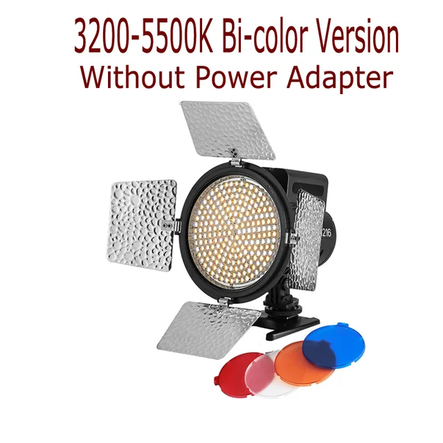 Yongnuo Yn216 5500k 3200 5500k Bi Color Led Video Fill Light Lighting With 4 Color Filters Yn 216 For Dv Dslr Camera Canon Nikon Fill Light Led Videoled Video Light Aliexpress