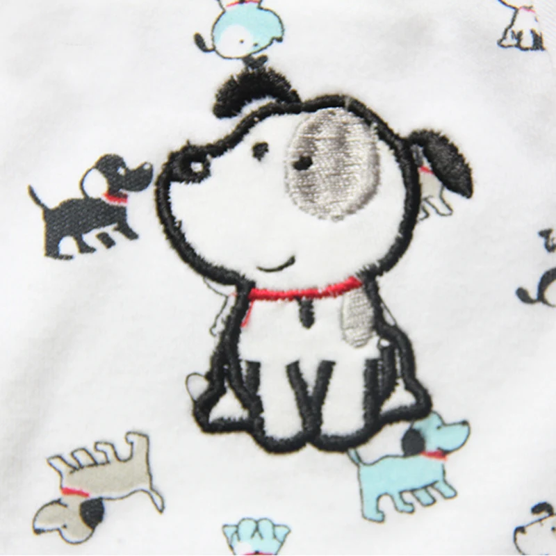 2 Pcslot Baby Romper Long Sleeves 100% Cotton Comfortable Baby Pajamas Cartoon Printed Newborn Baby Boy Girl Clothes (3)