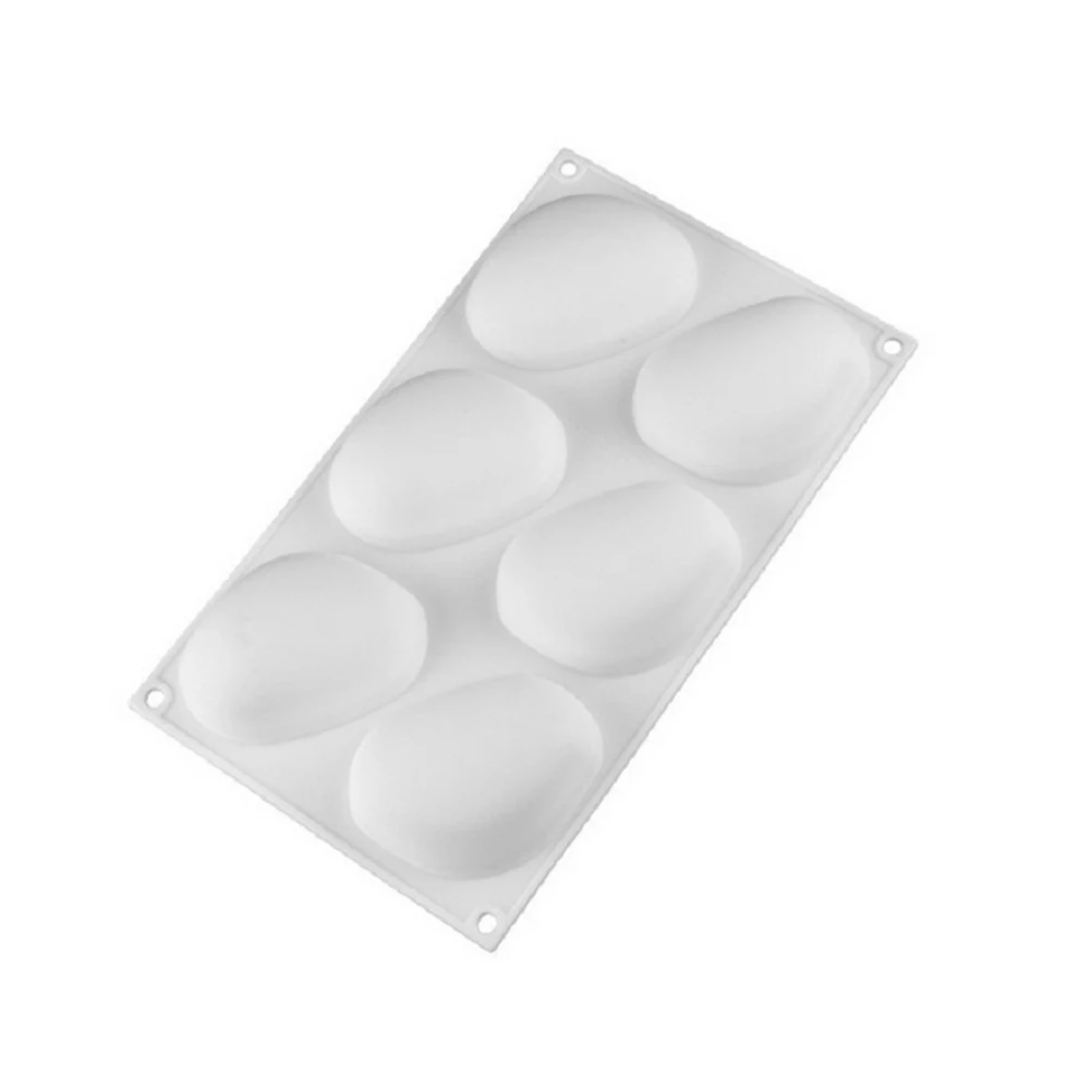 1 Pack Nonstick Silicone Cake Mold 6 Stone Shape Holes Fondant Mousse Making For Home Baking | Дом и сад