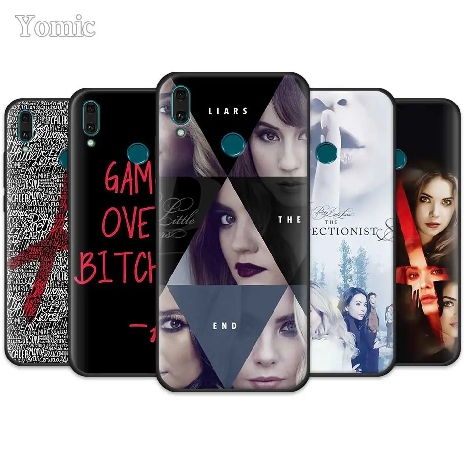 

Pretty Little Liars Black Silicone Cases for Huawei Honor Y5 Y6 Y7 Y9 2019 Y9 P30 Pro Honor 20 Pro Phone Case Cover