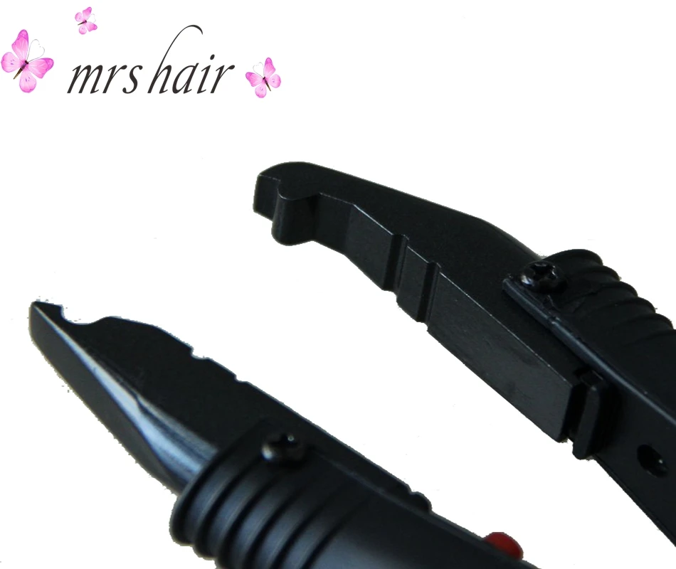 L-611 black Fusion Loof Nail Flat Hair Extension Iron Connector Control temperature Prefessional Hairdressing Styler Equipment