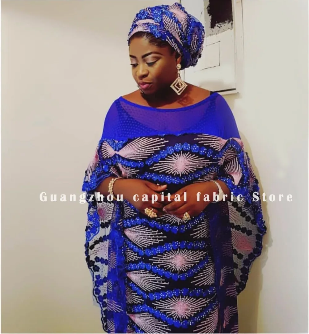 Модные африканские кружевные ткани, Высококачественная французская веб-вышивка из бисера нигерийской кружевной ткани для