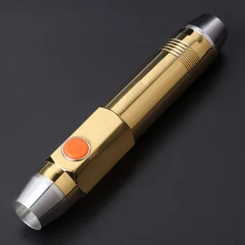 

8 Watts CREE 600LM Yellow Light Rechargeable LED Torch, Gemstone Inspection Lampe Jewelry Hard Light Portable LED Flashlight