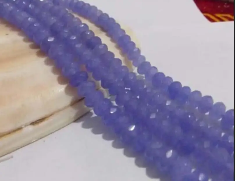 

AAA+ Hot 5x8mm Purple Alexandrite Faceted Abacus Loose Beads Gem stone 15''