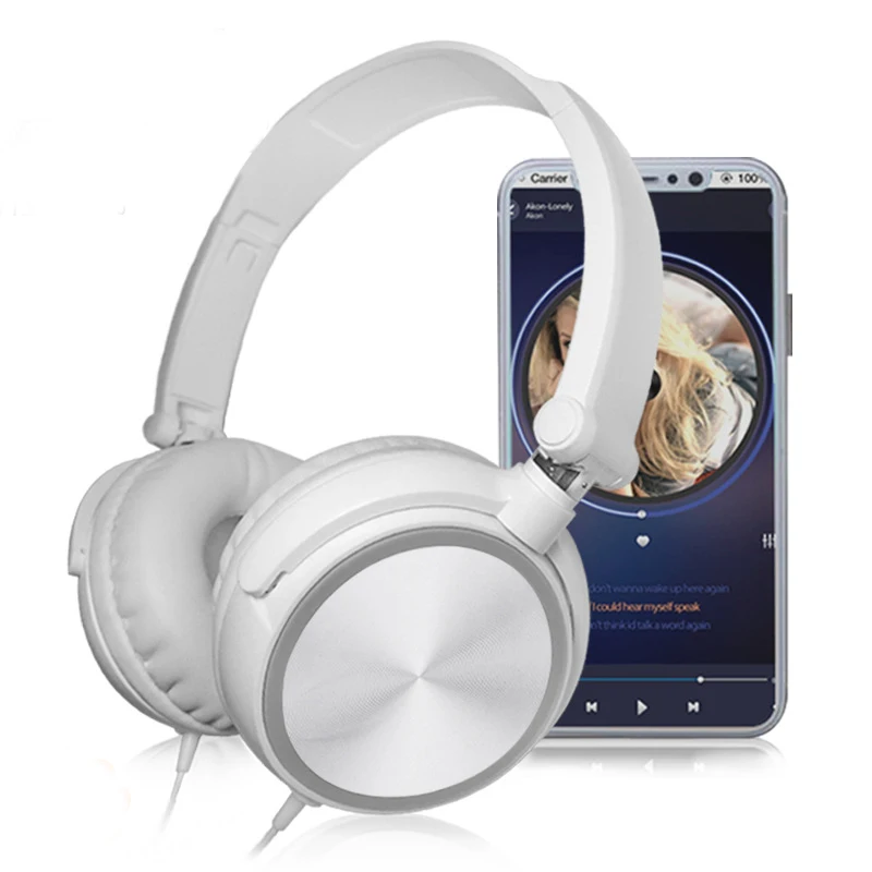 Новинка проводные наушники с микрофоном Накладные басы hi fi звук музыка