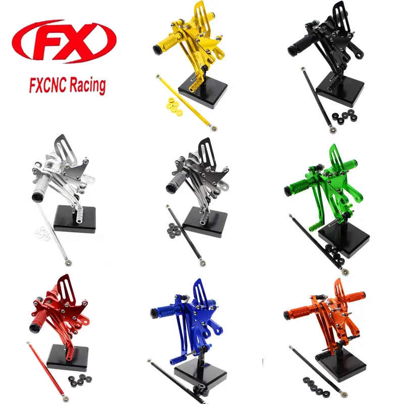 

Adjustable Motorcycle Foot Rests Rear Sets Footpegs Fit for HONDA NSR250 PGM2 PGM3 PGM4 MC28 Rearset Accessories