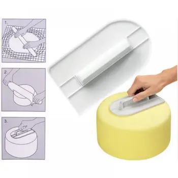 

Cake Smoother Polisher Tools Cake Decorating Tools Smoother Fondant Sugarcraft Eco-Friendly Silicone Mold DIY Kitchen Bake Tool