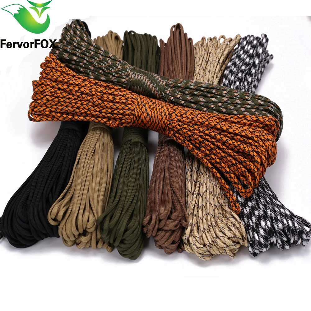8 الألوان paracord في 550 المظلة الحبل الحبل حبل النوع الثالث 100 متر معدات التخييم بقاء 8 الألوان paracord في 550 المظلة الحبل الحبل حبل النوع الثالث 100 متر معدات التخييم بقاء
