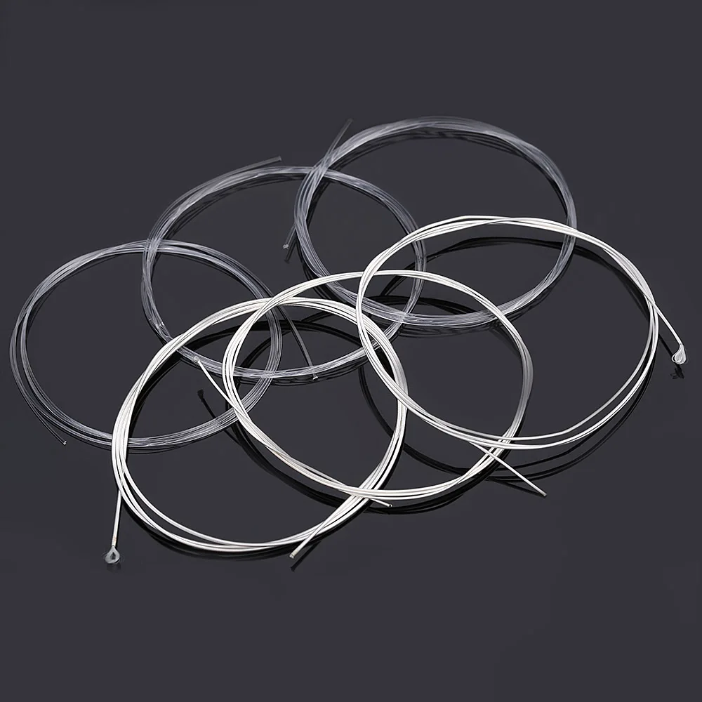

SC12 Six Nylon Classic Guitar Strings Silver Plating String Set Super Light for Acoustic Guitar Musical Instrument