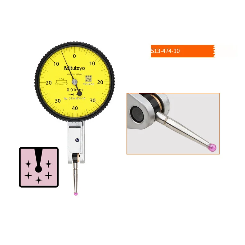 MITUTOYO 513-474-10E TI-113ERX диапазон измерения 0,8 мм/0,01 0-40-0 рубиновый Датчик рычаг индикатор Япония Сделано Быстрая