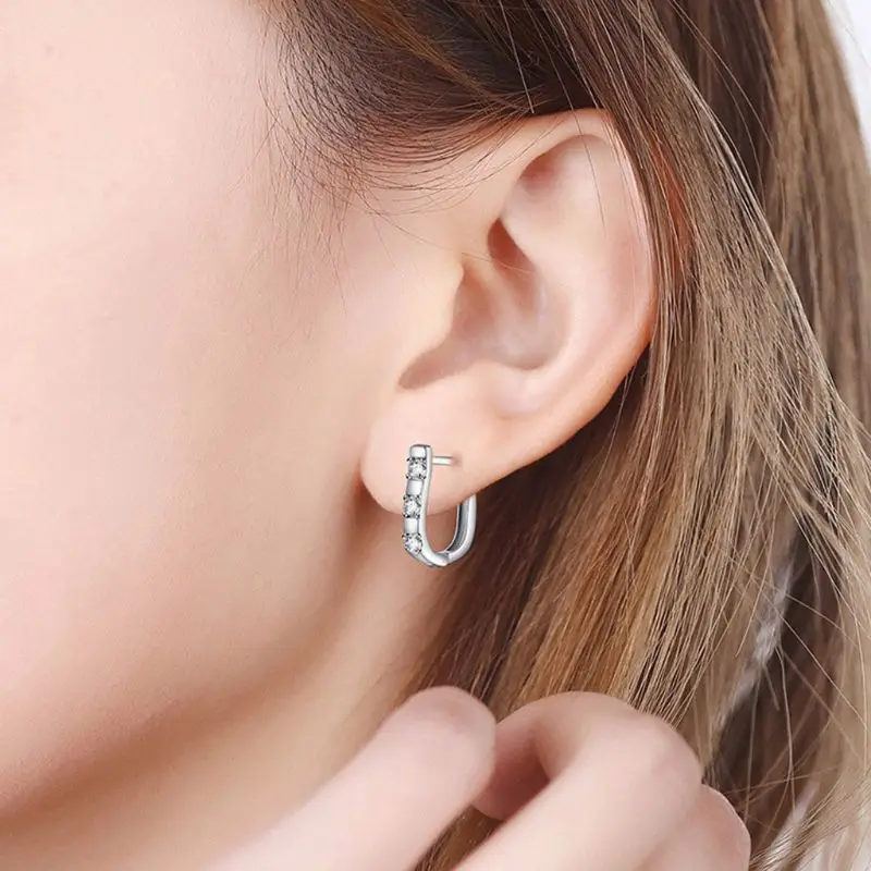 

Full Rhinestones AAA Cubic Zircon Small Stud Earrings Fashion Jewelry For Women