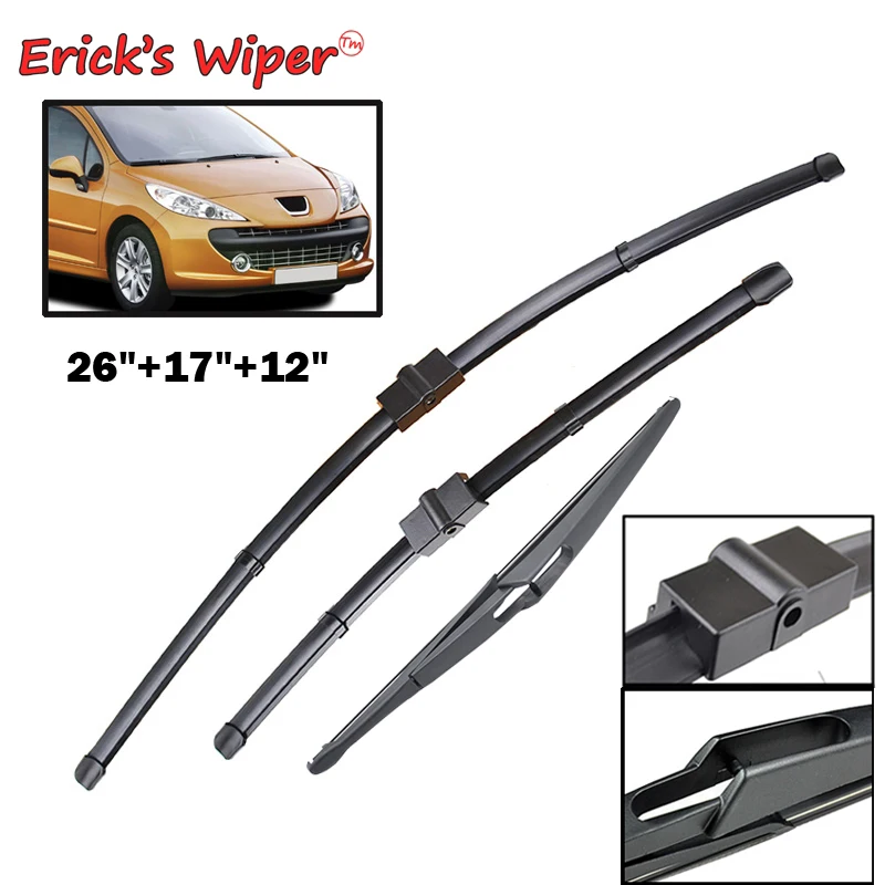 Набор щёток стеклоочистителя Erick's для Peugeot 207SW 207 SW 2006-2015 лобового стекла