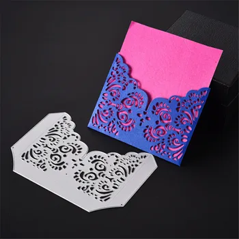 

1PCS Greeting Card Packaging Carbon Steel stenciles for Scrapbooking DIY Album Decor 14.4*10.3cm