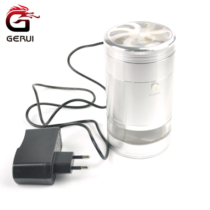 GERUI Popular 5 Layer Electric Herb Grinder Aluminium Alloy Weed
