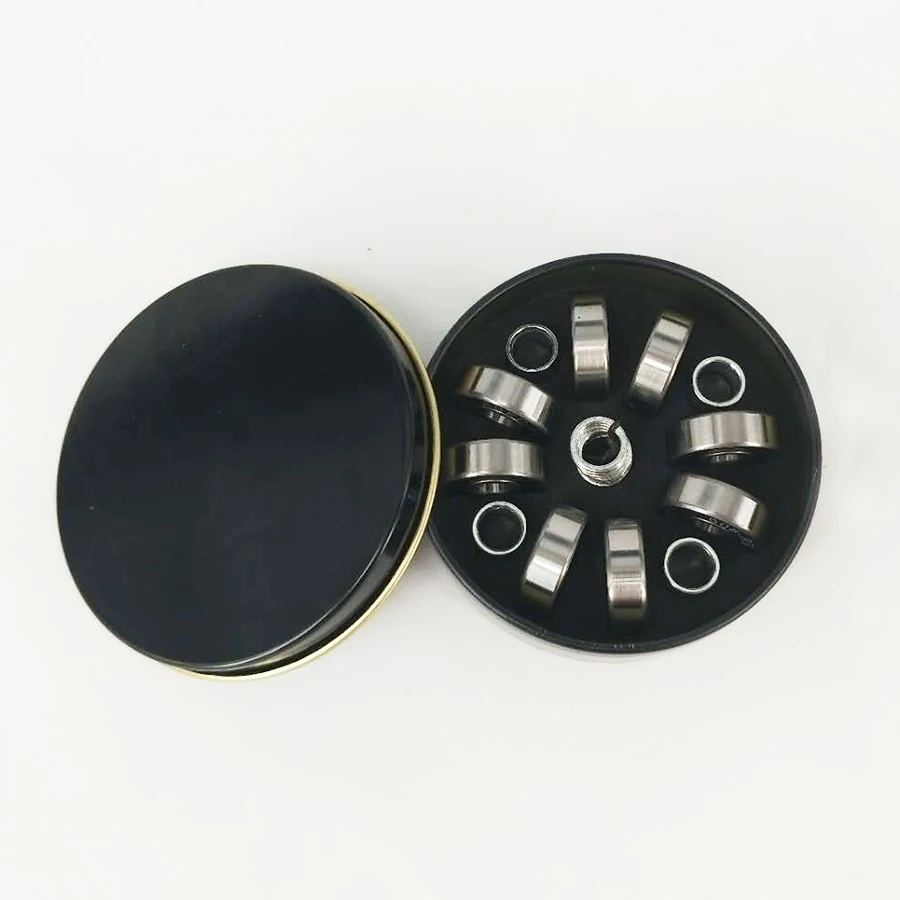 

Quality warranty high precise high speed quiet rust-proof ABEC-11 chrome steel bearings strong inside structure skateboard bear