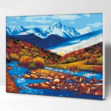 Воздушный шар сны DIY картина по номерам ручная роспись маслом для гостиной домашнее произведение искусства, Декор настенный