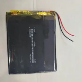 

Shipping 3.7V lithium polymer battery 356078 black 2500MAH tablet computer MP5 navigator