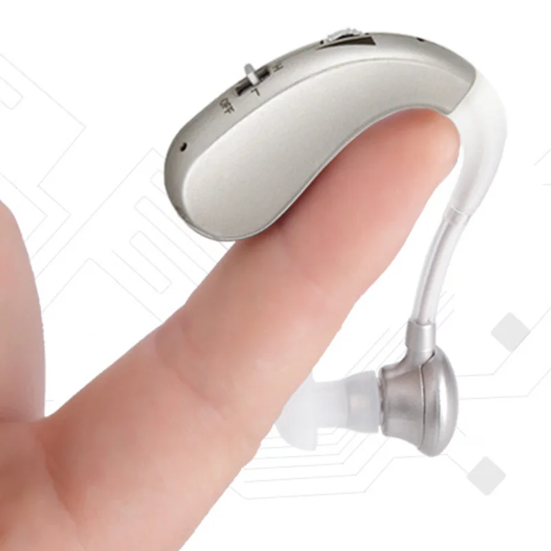 

Rechargeable Mini Digital Hearing Aid Super Long standby Sound Amplifiers Wireless Ear Aids for Elderly Moderate to Severe Loss