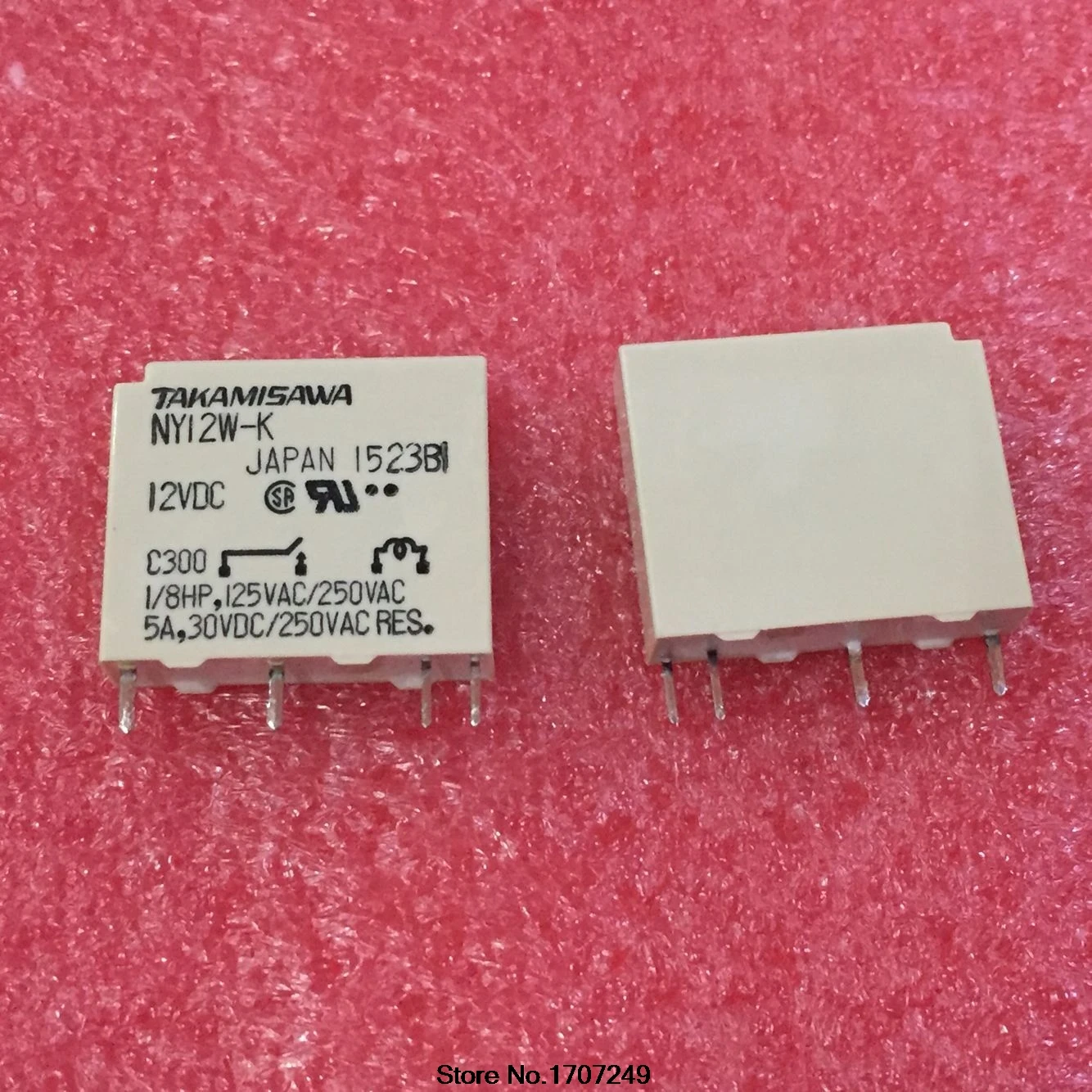 Новое оригинальное реле 10 шт./лот NY12W-K 12VDC 4PIN 5A