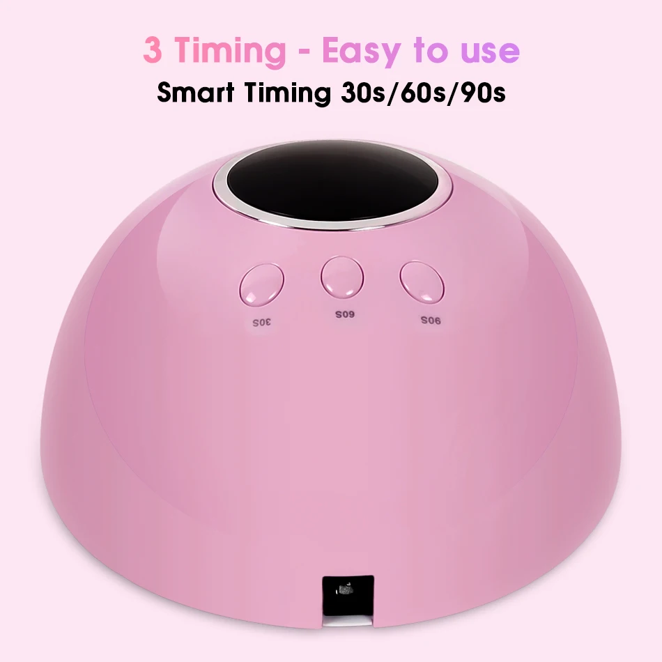  OMlove Nail UV Lamp For Manicure 24W LED Lamp For All Gels Drying Gel Nail Polish With LCD Nail Dry