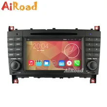 RK3188 Quad Core 1024*600 Android 4.4.4 Kitkat Car DVD for Mercedes Benz W203 W209 C Class CLK Car Stereo GPS Radio Navigation
