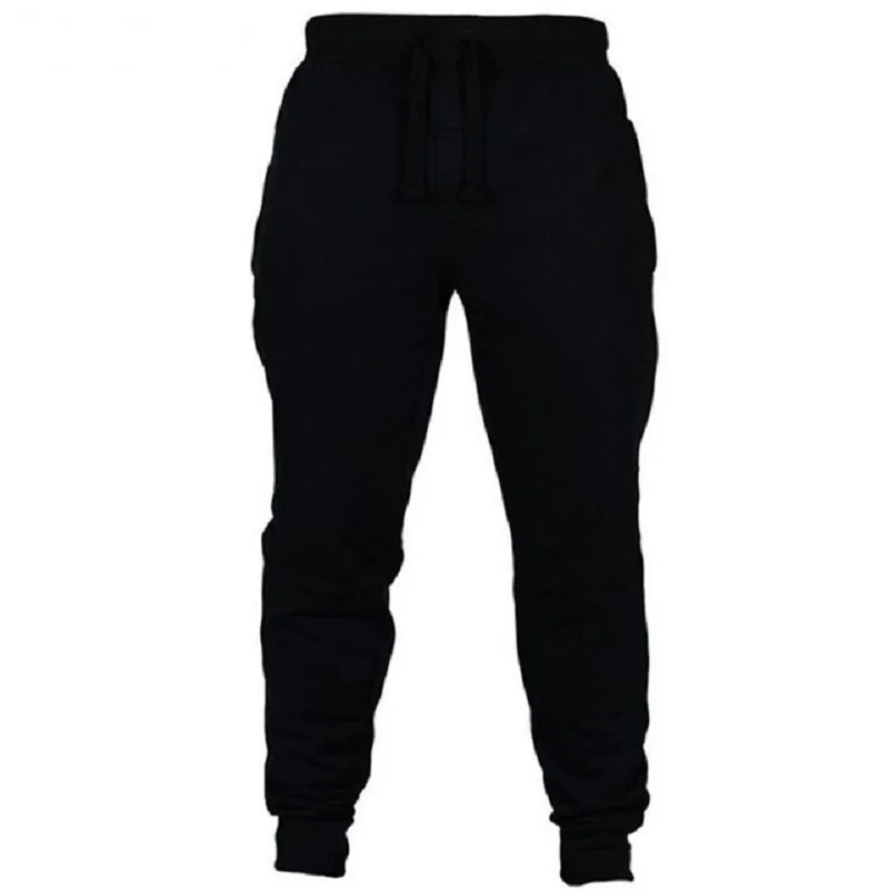 

Men's Casual Pure color Sweat Pants Jogger Harem Trousers Slacks Wear Drawstring