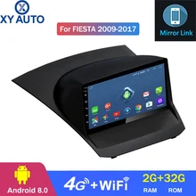 9 дюймов 2.5D ips HD экран 4G Lte все Netcom Android8.0 2G ram 32G rom Navi с BlueTooth USB wifi SWC для Ford Fiesta 2009