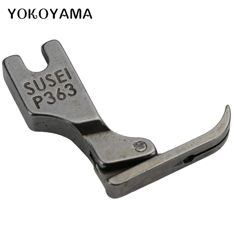 YOKOYAMA 1 шт. прижимная лапка для промышленной швейной машины для ног из нержавеющей стали узкая лапка на молнии P363 для Brother Juki JACK