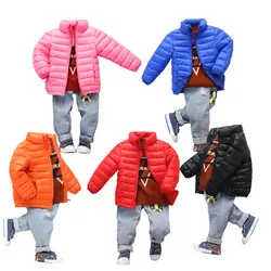 Детские зимние костюмы, зимнее пальто на пуху, хлопковая одежда, парка, детские куртки, пуховая хлопковая стеганая одежда, детская парка