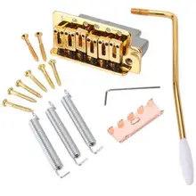 Дизайн золотой тремоло мост Набор для электрогитара Strat набор замена