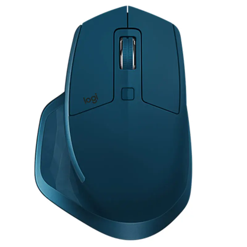 Беспроводная bluetooth-мышь logitech MX Master2S для бизнеса, офиса, дома, двухрежимное соединение, отличное сочетание bluetooth-мыши - Цвет: Синий