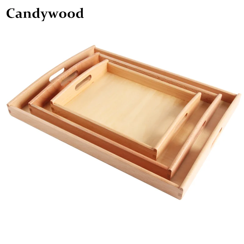Goede Candywood beukenhout Hoge kwaliteit Montessori Materialen Lade Speelgoed Baby kids Vroege Onderwijs Voorschoolse Speelgoed Teach Ontvangt Pallet