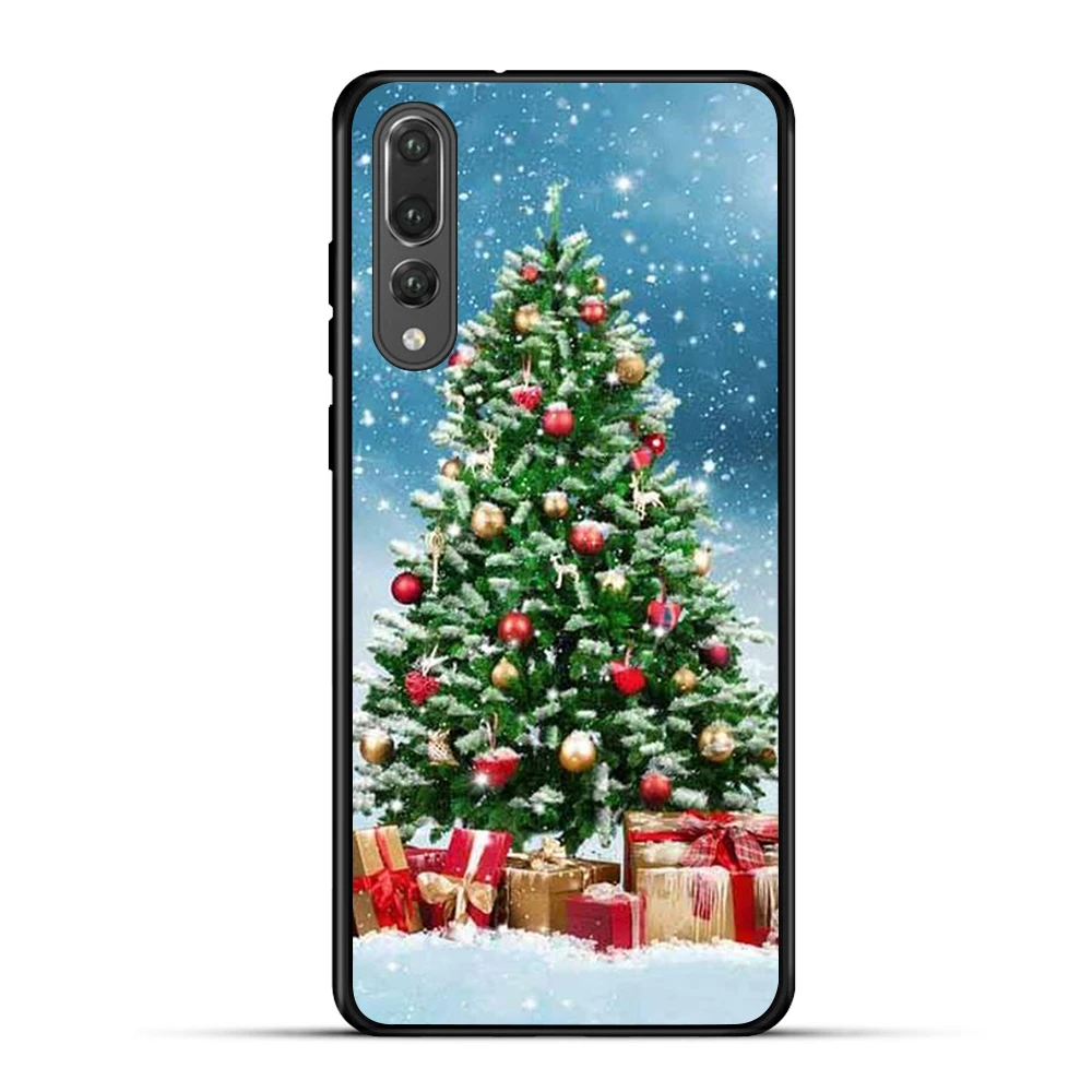 Черный силиконовый чехол для телефона из термополиуретана с крышки huawei P20 lite Pro