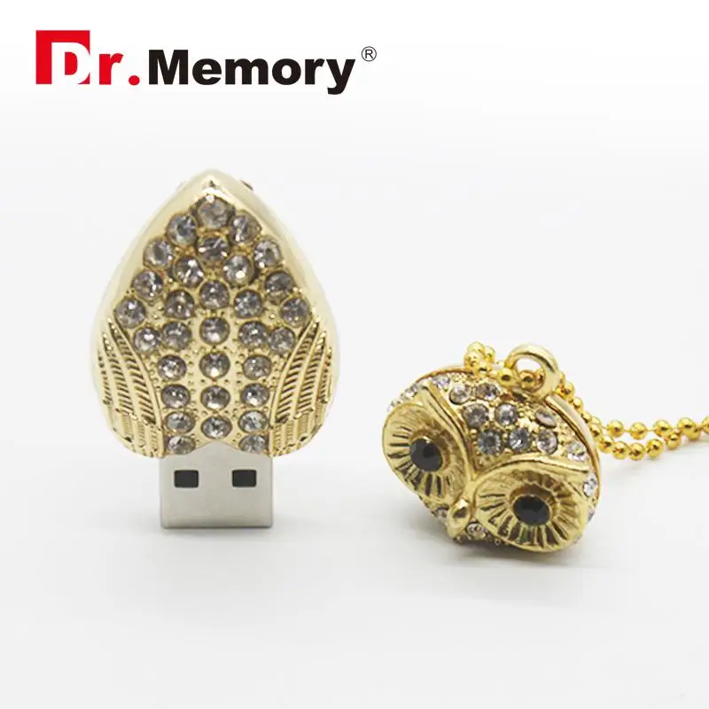 Металлическая сова USB флэш-накопитель 32 Гб прекрасная металлическая ручка-Сова диск 4 Гб карта памяти 8 Гб 6 ГБ 32 ГБ флэш-накопитель персонализированные флешки