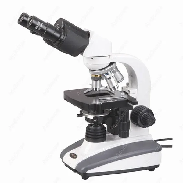 LED Binocular Biological Compound Microscope AmScope