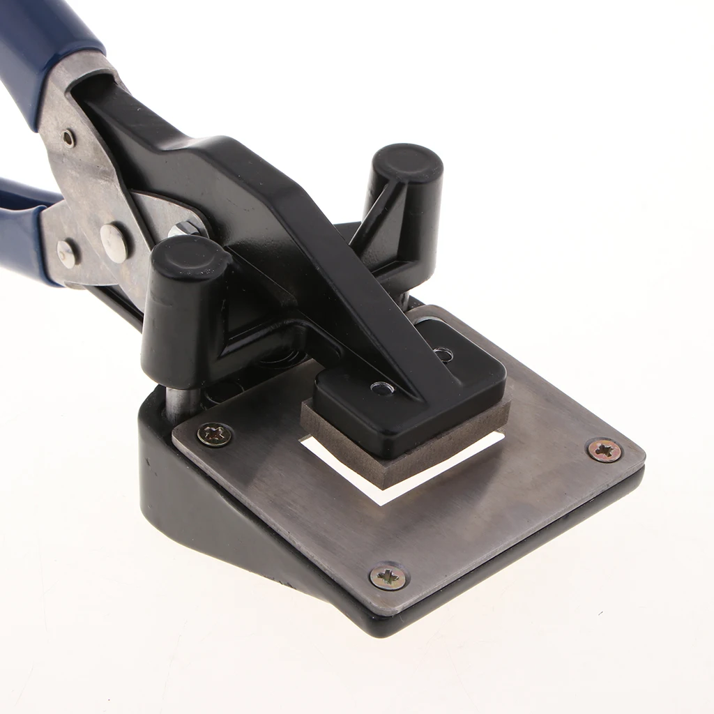 

Handheld Passport Cutter ID Card License Photo Die Cutter Punch Right/Round/Square Corner - 21x31/50x50/25x32/25x35mm