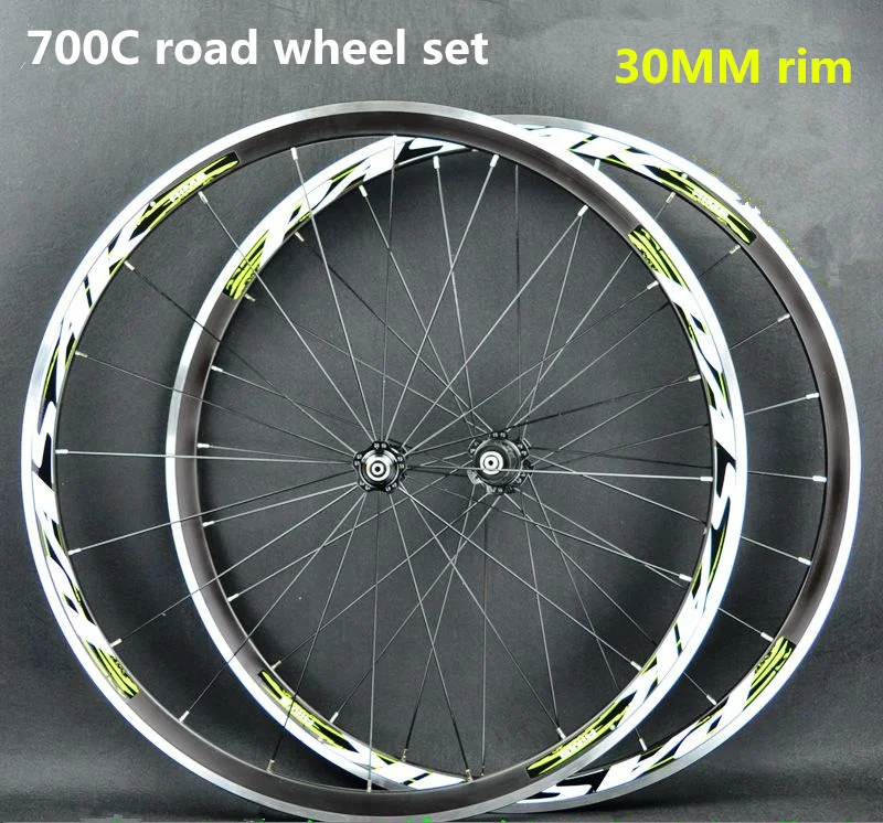 

Ultralight super loud sounding Palin bearing road wheel set 700C road wheel set bicycle wheel 11 speed C brake V brake
