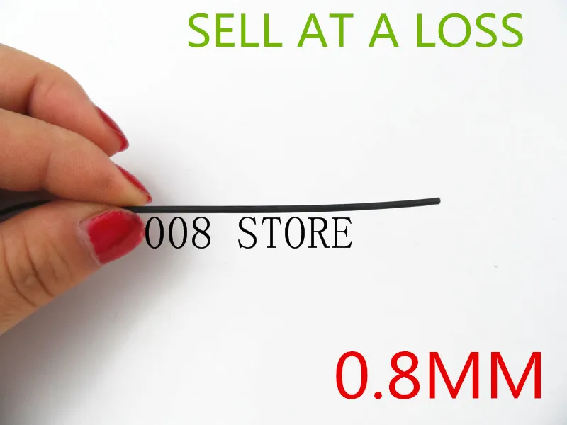 

1 Meter/lot L48 2:1 Black 0.8mm Best Diameter Heat Shrink Tubing Tube Sleeving Wrap Wire