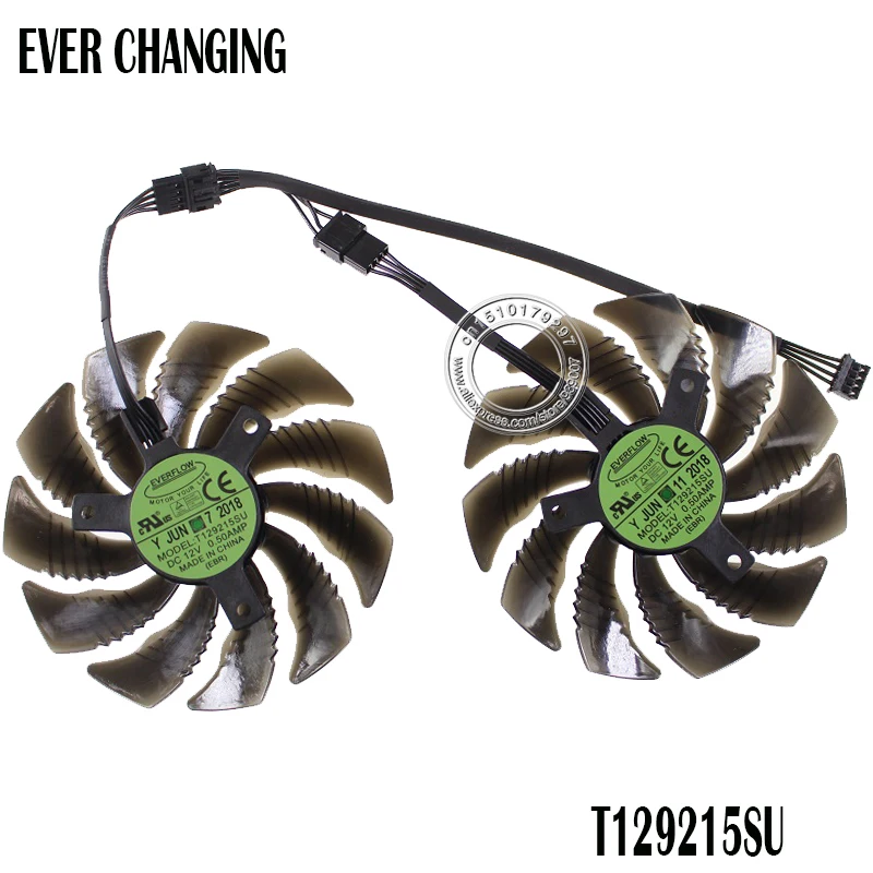 Кулер для видеокарты Gigabyte GeForce GTX 1060 1070 GTX1060 GTX1070 88 мм|graphics card cooler fan|cooler fancooling fan |