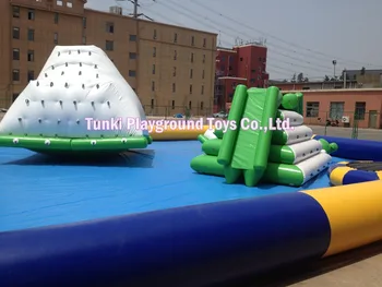 

Inflatable Water Iceberg / Floating Climbing Wall For Sale