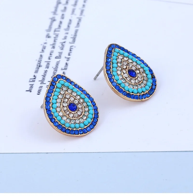 5pcs/set jewelry necklace bracelet drops Turkey blue eye jewelry set