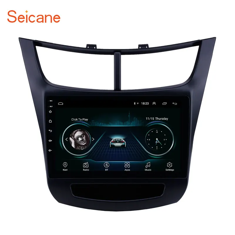 Flash Deal Seicane Android 8.1 2din HD Touchscreen Car Radio Head Unit For 2015 2016 Chevy Chevrolet New Sail Multimedia Player GPS 0