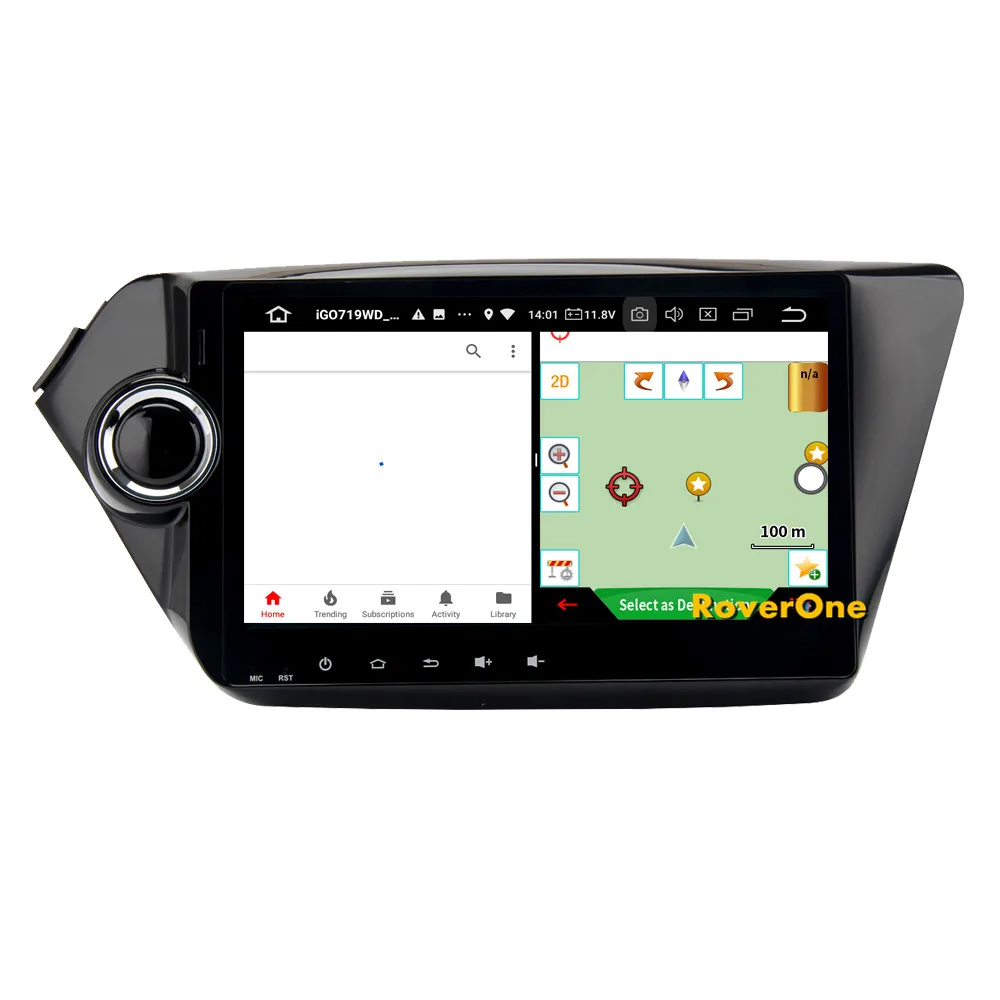 Excellent RoverOne For Kia Rio K2 2011+ Android 9.0 Autoradio Car Multimedia Player Stereo Radio GPS Navigation Head Unit NO DVD 11