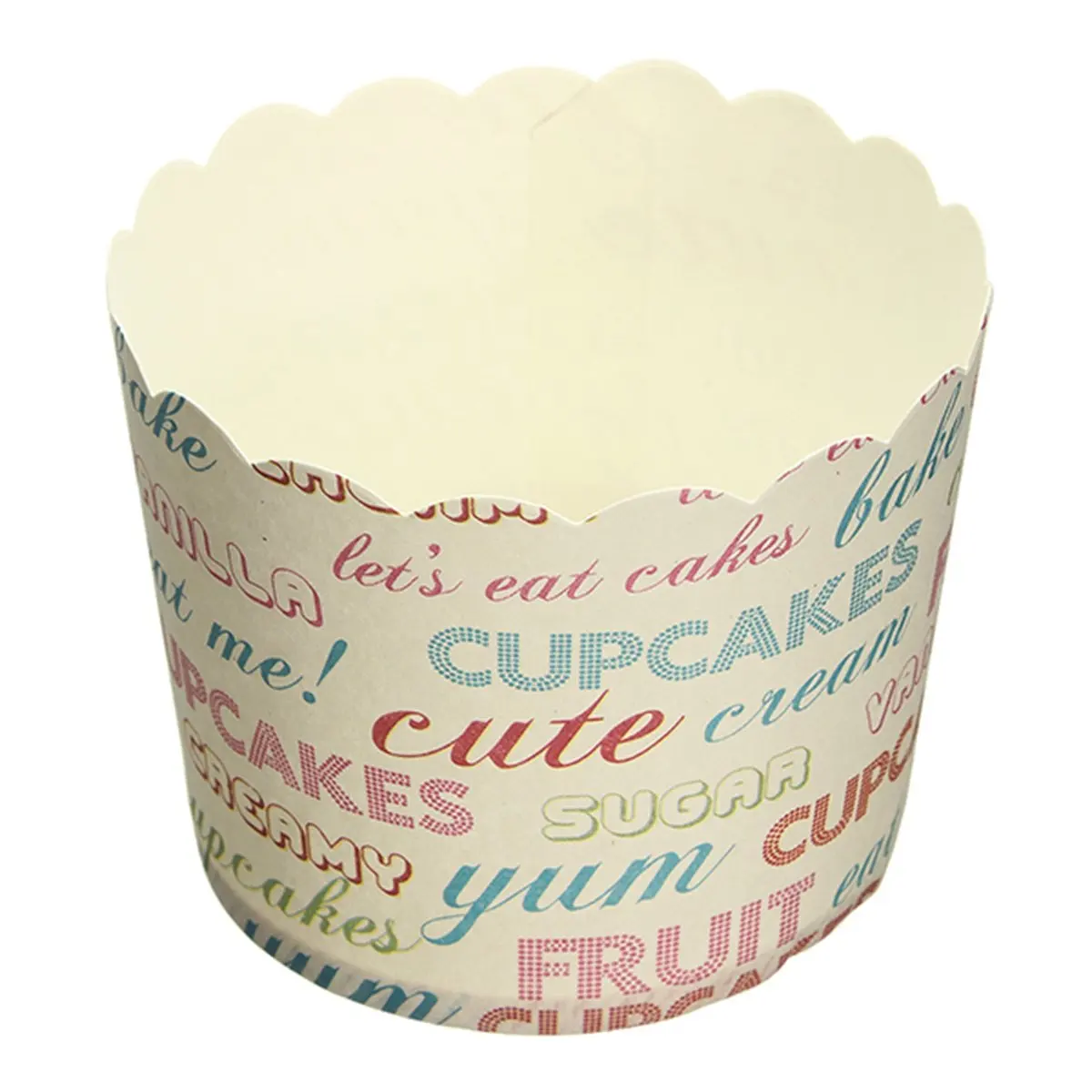 

50X Cupcake per Paper Cake Case Baking Cups Liner Muffin Kitchen Baking English Letters