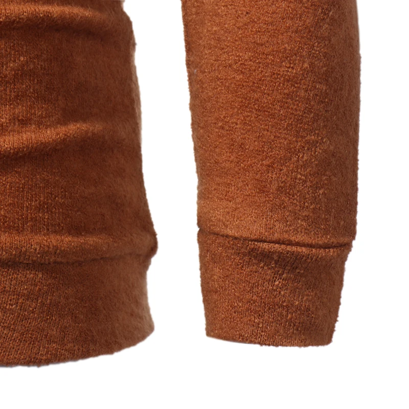 Свитера, пуловеры Для мужчин 2018 мужские брендовые Повседневное тонкие свитера Для мужчин и пуговицы сплайсинга сплошной Цвет хеджирования