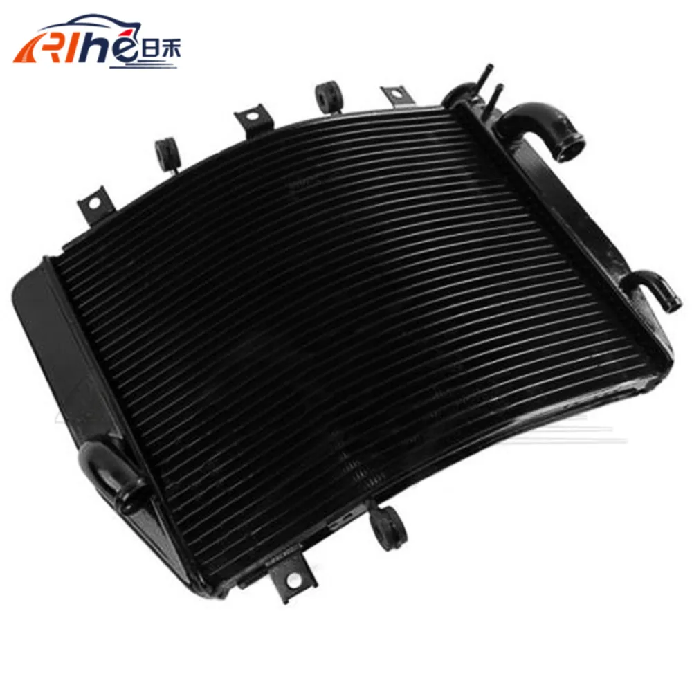 

new wholesale motorcycle radiator cooler aluminum motorbike radiator black color For Kawasaki Ninja ZX6R ZX636 2005-2006