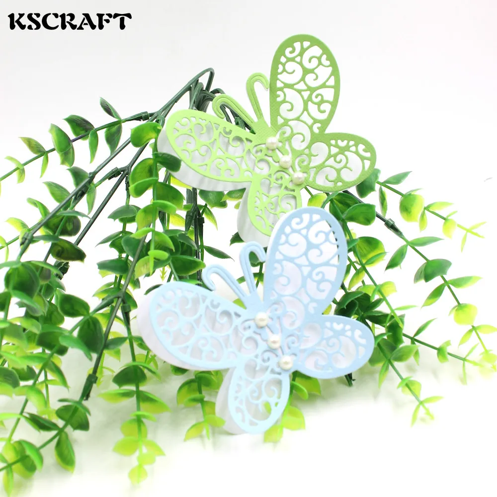 

KSCRAFT Butterfly Metal Cutting Dies Stencils for DIY Scrapbooking/photo album Decorative Embossing DIY Paper Cards
