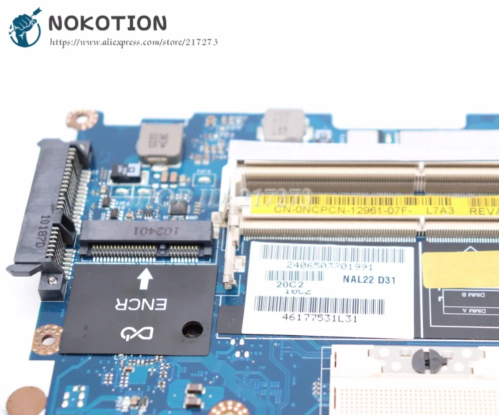 NOKOTION для ноутбука Dell Latitude E6510 материнская плата CN 0NCPCN новинка 22 LA 5573P QM57 DDR3 GPU