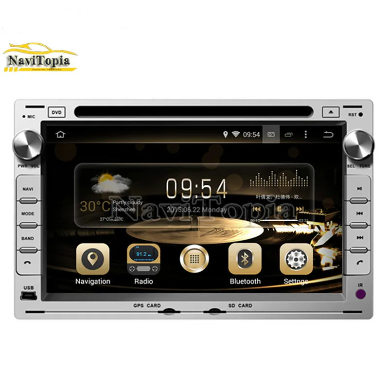 Best NAVITOPIA 4G RAM 64G ROM PX6 Six Core Android 9.0 Car DVD for VW Passat B5 MK5 2001-2011 for Jetta 1998-2005 for Golf MK4 9